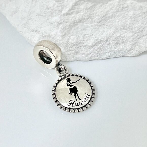 Pandora Hawaii Hula Dangle S925 Silver Charm - Picture 2 of 4